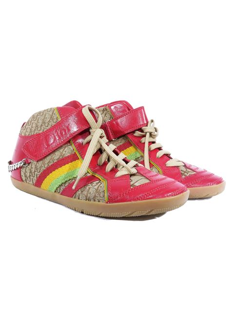 christian dior rasta sneakers|Christian Dior sneakers.